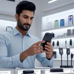 Pakistani retailer buying mobile accessories at wholesale prices from Saddar App.